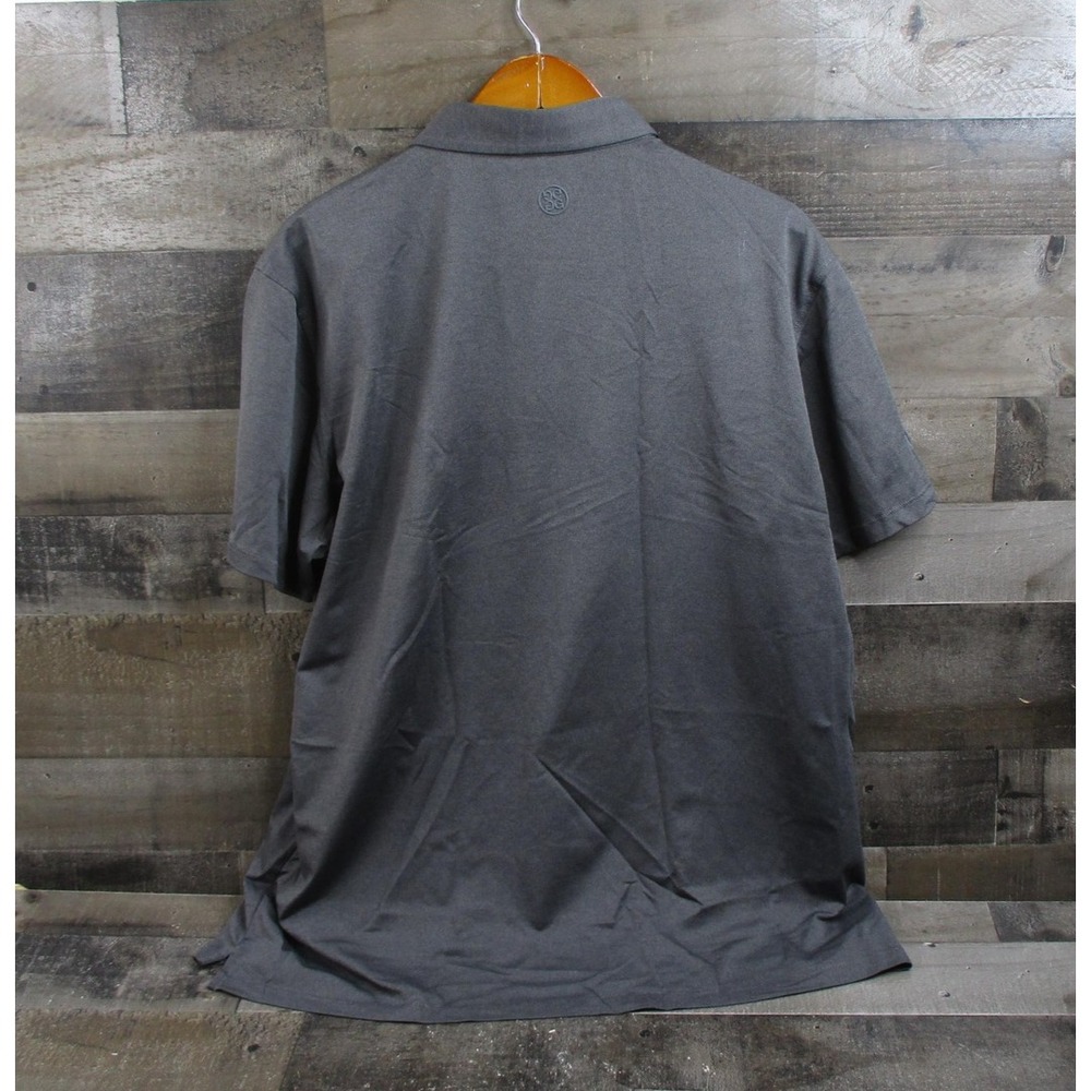 G/FORE Polo Shirt Mens XL Gray Performance Golf Essential Pique Stretch - Picture 3 of 10